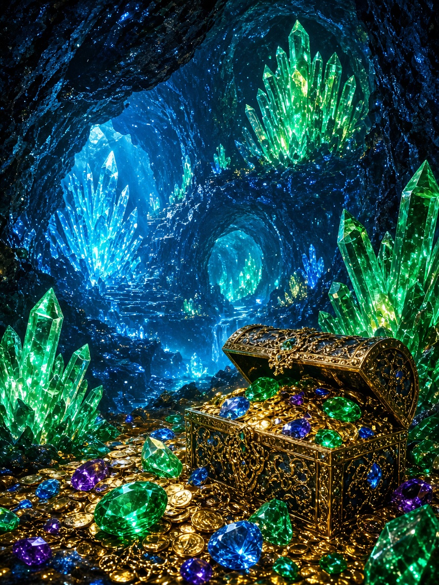 Crystal Cavern Riches